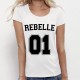 T-shirt femme REBELLE 01