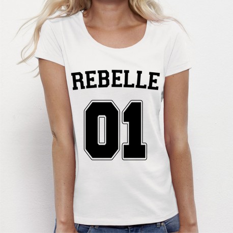 T-shirt femme REBELLE 01