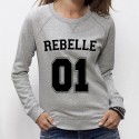 SWEAT femme REBELLE 01