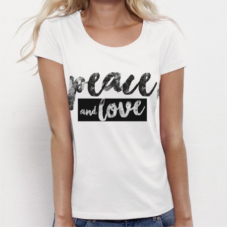 Tshirt PEACE and LOVE