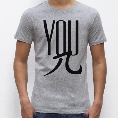 T-shirt original homme "YOU PI"
