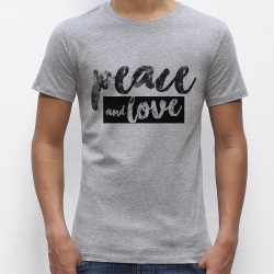 Tee shirt homme PEACE AND LOVE