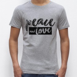 T-shirt homme PEACE AND LOVE