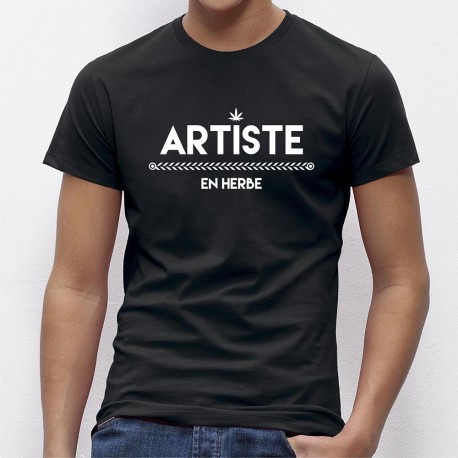 Tee Shirt homme Artiste en HERBE