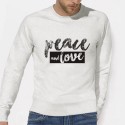 Peace and Love SWEAT ORIGINAL Homme