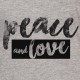 Tee shirt PEACE and LOVE