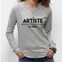 SWEAT femme tendance - "Artiste en Herbe"