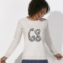 SWEAT vintage femme - 68 les années baba cool