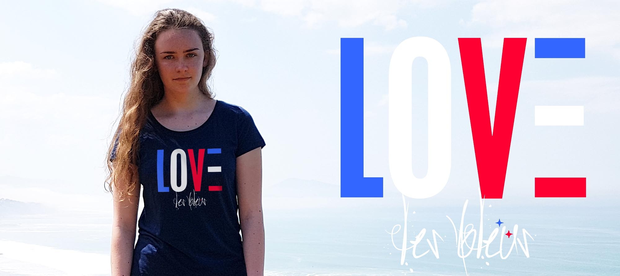 T-shirt LOVE les Bleus